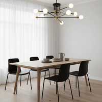 Axon Two-Tone Semi-Flush Ceiling Light