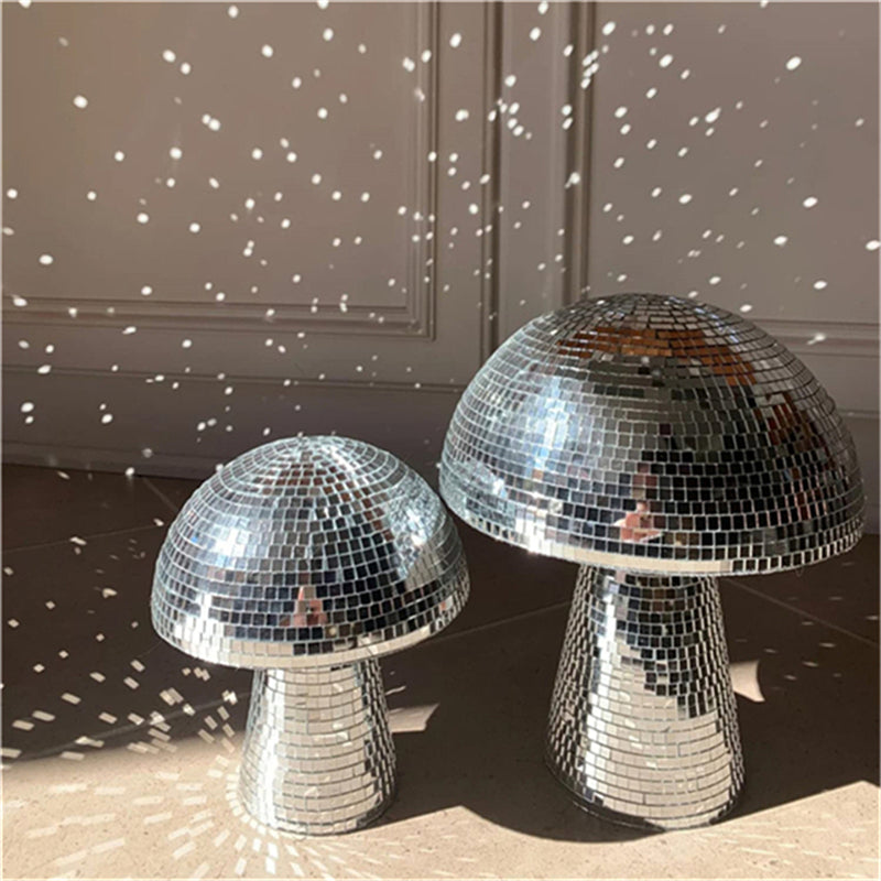 Mushroom Disco Ball Ornament