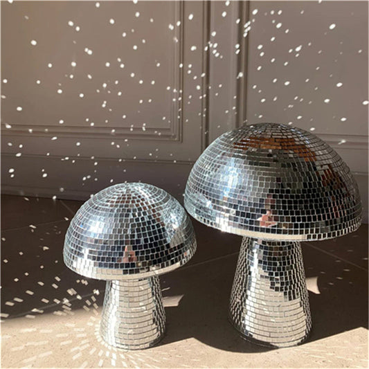 Mushroom Disco Ball Ornament
