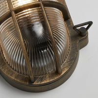 Antique Brass Outdoor Wall Light