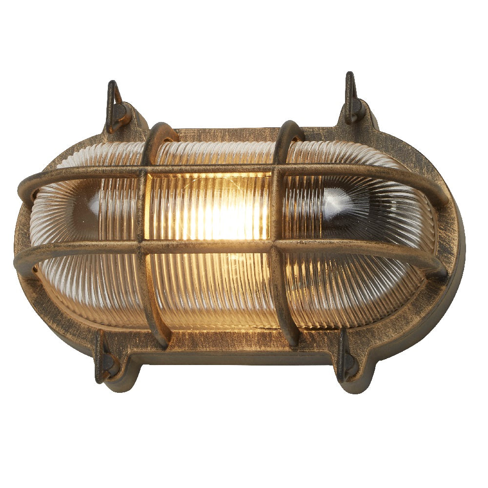 Antique Brass Outdoor Wall Light