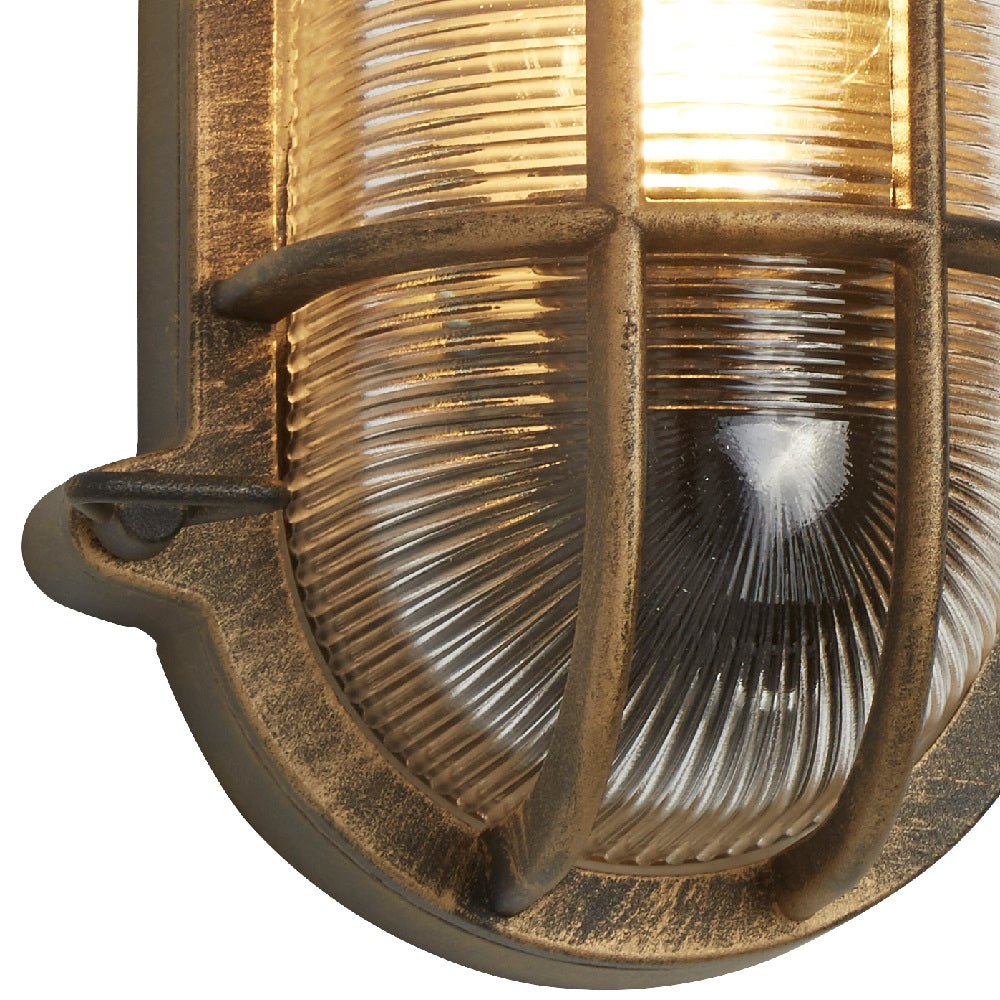 Antique Brass Outdoor Wall Light