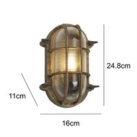 Antique Brass Outdoor Wall Light