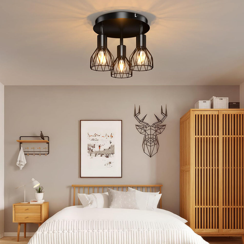 Adjustable Iron Spotlight Ceiling Light