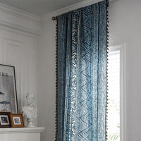 Geometric Light Filtering Curtain