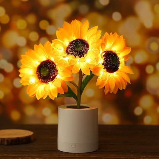 Sunflower LED Table Lamp 28cm