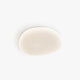 Sayen pebble shaped flush mount ceiling light on a plain white background