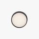 Vardo round outdoor wall light in black with an opal acrylic diffuser, shown on a plain background