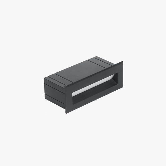 Palo Matt Black Recessed Outdoor Step Light