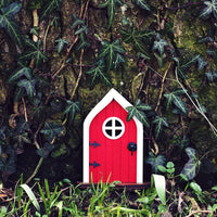 Wooden Mini Elf Door 18cm