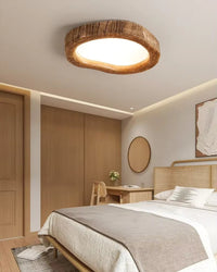 Halo Wood-Effect LED Ceiling Light