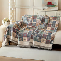 Boho Knitted Tassel Sofa Cover