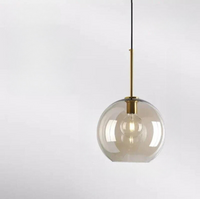 Glass Shade Pendant Light 15-28cm