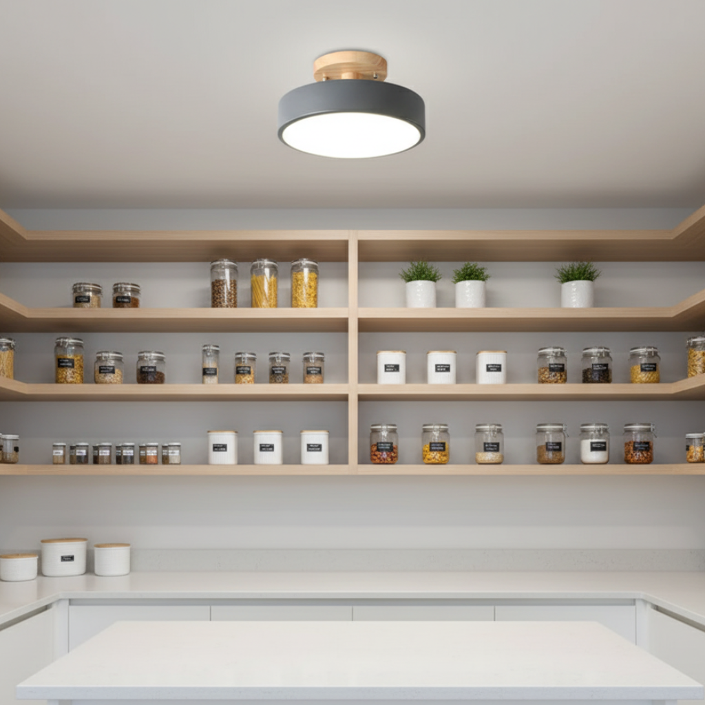 Acorn ceiling light in room