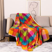 Blanket on sofa