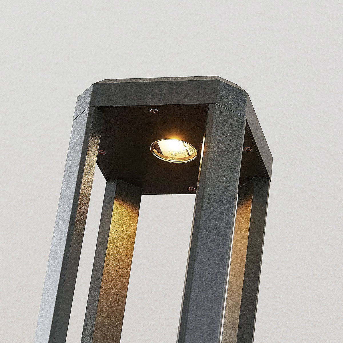 Underside detail of the Feryn head showing the recessed downward facing LED