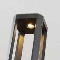 Underside detail of the Feryn head showing the recessed downward facing LED