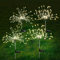 Solar Firework Garden Lights Set of Four