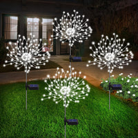 Solar Firework Garden Lights Set of Four
