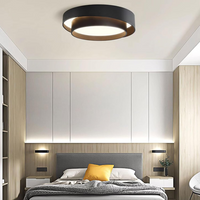 Deep Drum Iron Ceiling Light, White