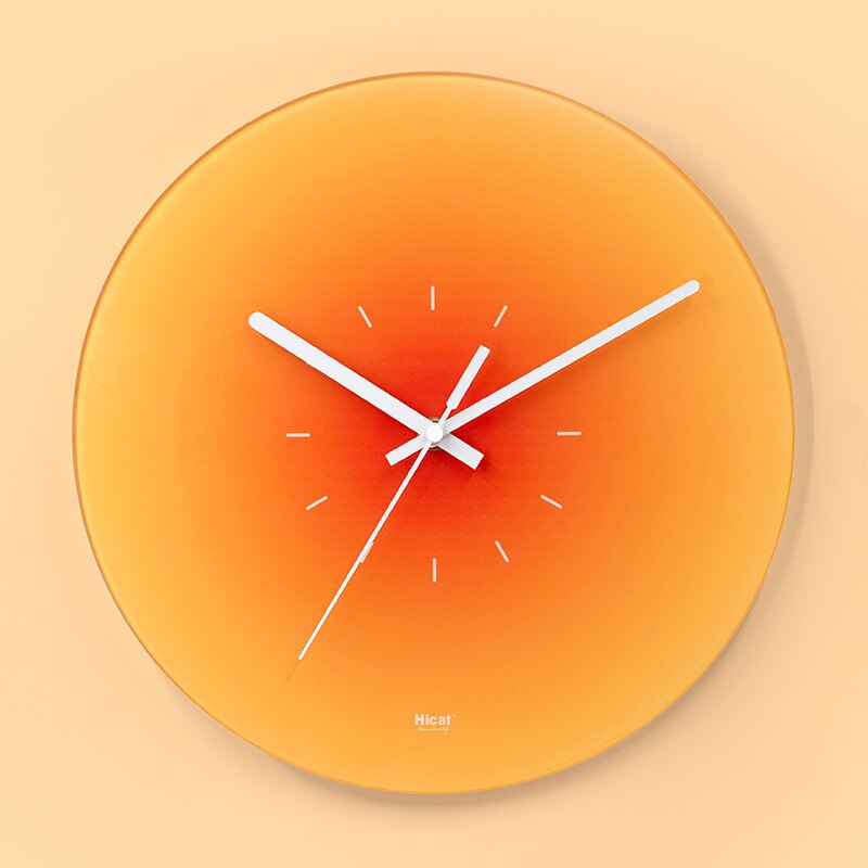 Sunset Glass Wall Clock