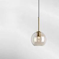 Glass Shade Pendant Light 15-28cm