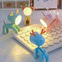 Dog and Deer Children's Night Light 10cm