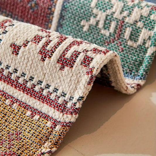 Boho Knitted Tassel Sofa Cover