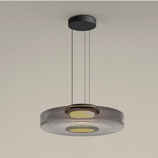Jovo Smoke Grey Glass Pendant Light