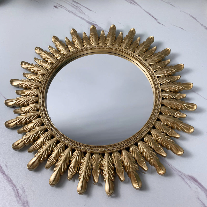 Round Wall Mirror, 31 cm Gold