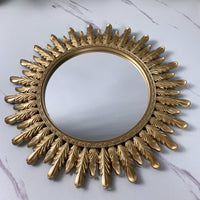 Round Wall Mirror, 31 cm Gold