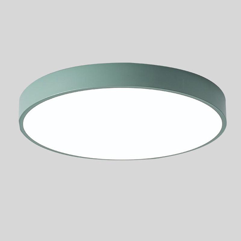 Macaron Wood-Trim Ceiling Light