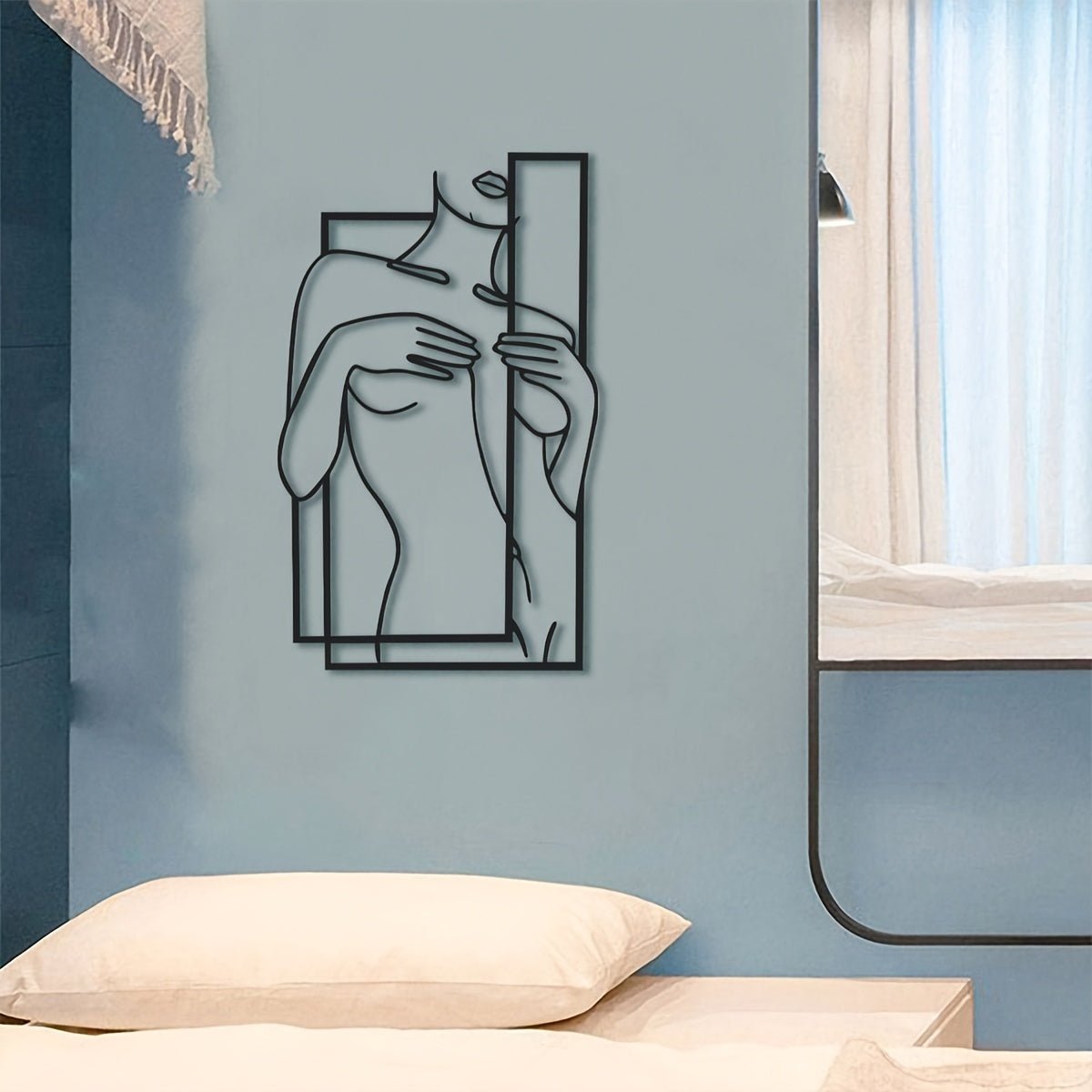 Linear Metal Wall Art 50 x 70cm
