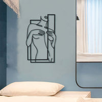 Linear Metal Wall Art 50 x 70cm