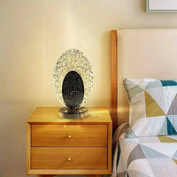 Peacock Cordless Table Lamp 22cm