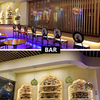 Firework Glass Dome Pendant Light