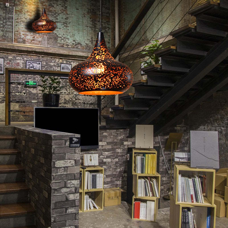 Kala Starfield Pendant Light in an industrial loft interior