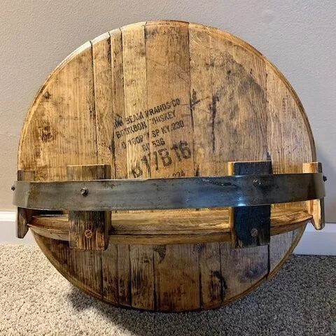 Wooden Six Bottle Display Rack
