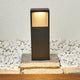 Leyo Pedestal Path Light in anthracite on a white background