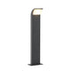Tilo pedestal path light in anthracite on a plain white background