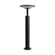 Feno path post light in anthracite on a white background, showing the 60 cm post, slim stem and flat disc head