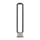 Talo concrete bollard light with anthracite aluminium loop frame on a cast concrete base, plain white background