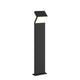 Havo Tall Path Light in anthracite aluminium on a plain white background, angled head lit warm white
