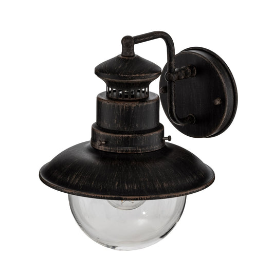 Erdo Rust Iron Lantern Outdoor Wall Light