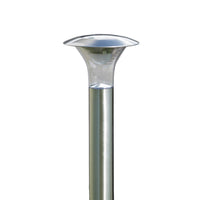 Pointed ground spike of the Jolo solar spike light that pushes into soil by hand