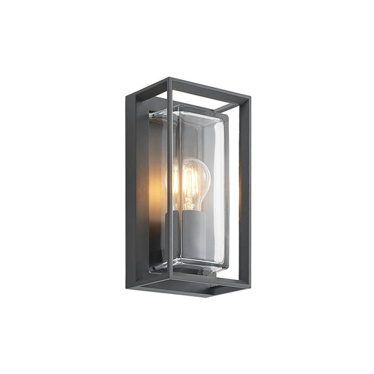 Isra Caged Lantern Outdoor Wall Light