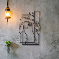 Linear Metal Wall Art 50 x 70cm