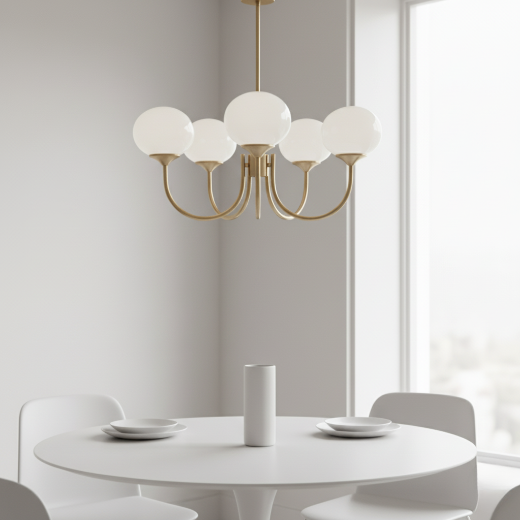 Bonbon Opal Globe Chandelier