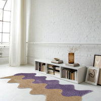 Colour Block Cotton Runner Rug