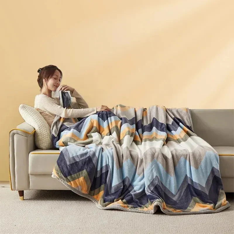 Thick Flannel Bed Blanket